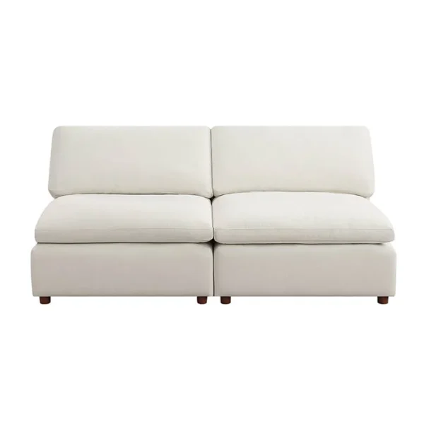 White SEC8061WH Modular Sofa Sleeper by Artisan Furniture - Image 5