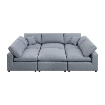 SEC8063GY Gray Modular Sofa Artisan Furniture