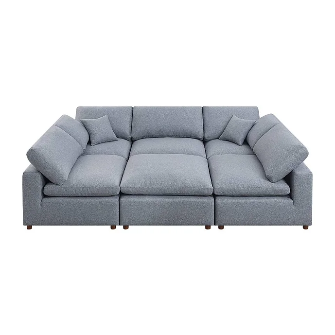 Sec8063Gy Gray Modular Sofa Artisan Furniture Sectional Sofas Mobilia Cleopatra 3 SEC8063GY Gray Modular Sofa Artisan Furniture 3