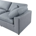 SEC8063GY-OT Ottoman Memory Foam Sectional Sofa Artisan Furniture 14