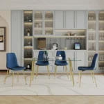 DT038G+DCK55G SET 9PC Dining Set By Artisan Furniture - Image 4