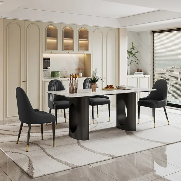 DT512 Metal Leg Dining Table by Artisan Furniture - Image 8