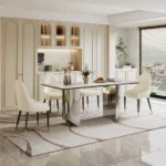 DT513 Black Tempered Glass Dining Table by Artisan Furniture 16