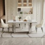 DT513 Black Tempered Glass Dining Table by Artisan Furniture 20