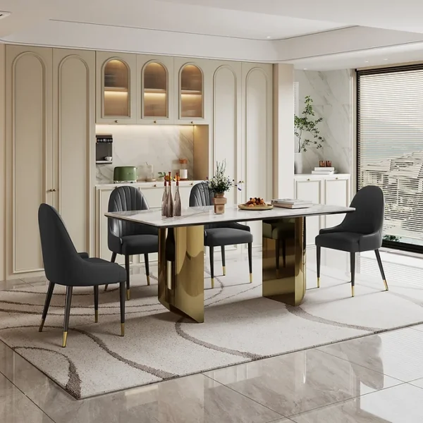 DT513 Black Tempered Glass Dining Table by Artisan Furniture - Image 11