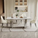 DT513 Black Tempered Glass Dining Table by Artisan Furniture 26