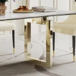 DT511 Modern Tempered Glass Dining Table by Artisan Furniture 21