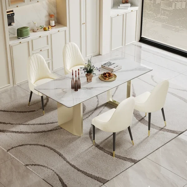 DT511 Modern Tempered Glass Dining Table by Artisan Furniture - Image 8