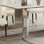 DT511 Modern Tempered Glass Dining Table by Artisan Furniture 25