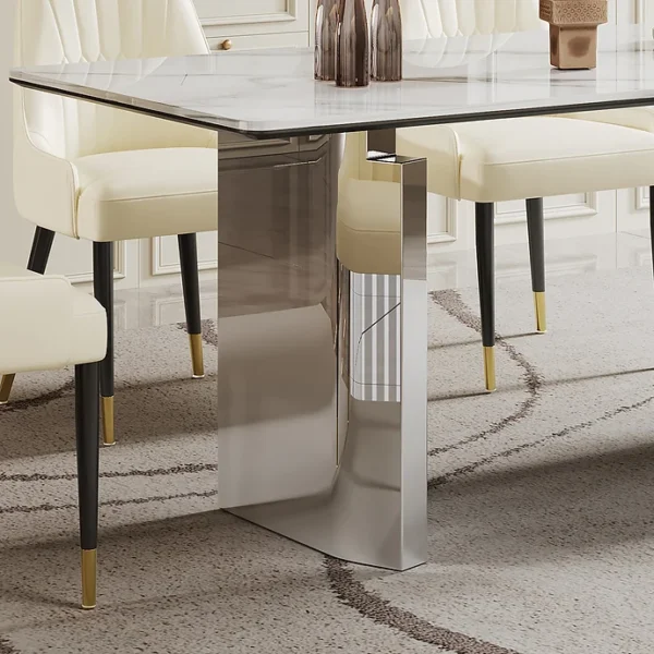 DT511 Modern Tempered Glass Dining Table by Artisan Furniture - Image 11