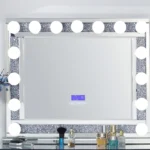 MIR1002WH Silver and White Mirror By Artisan Furniture