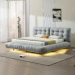 9030 Modern Velvet Bed By Artisan Furniture 9