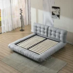 9030 Modern Velvet Bed By Artisan Furniture 13