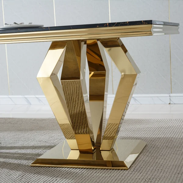 RDT308 Marble Dining Table By Artisan Furniture - Image 2