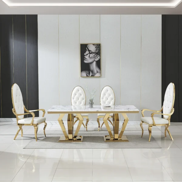 RDT308 Marble Dining Table By Artisan Furniture - Image 10