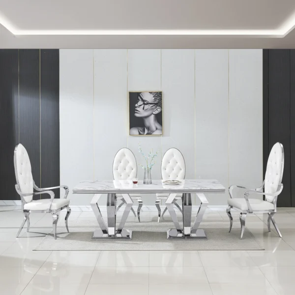 RDT308 Marble Dining Table By Artisan Furniture - Image 15