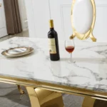 DT3102 Marble Dining Table By Artisan Furniture - Image 4
