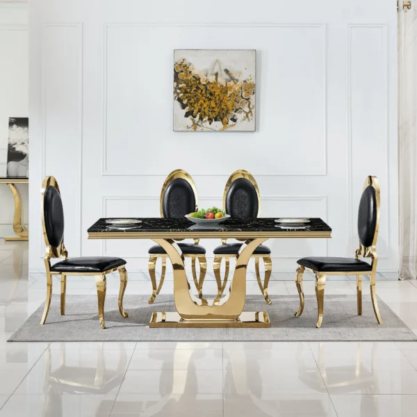 DT3102 Marble Dining Table By Artisan Furniture - Image 13