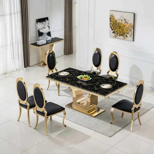 DT3102 Marble Dining Table By Artisan Furniture - Image 15