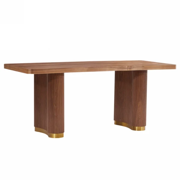 DT0227 Wood Pattern Dining Table By Artisan Furniture - Image 5