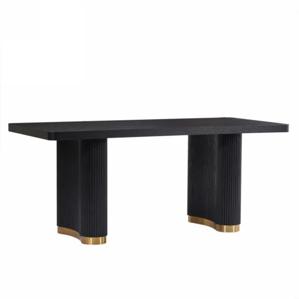 DT0227 Wood Pattern Dining Table By Artisan Furniture - Image 8