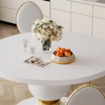 DT0214W White Dining Table By Artisan Furniture 13