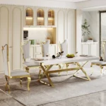 DT0211 Gold Finishing Table by Artisan Furniture