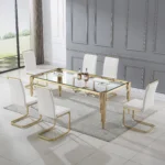 DT0310 Tempered Glass For Dining Table Top By Artisan Furniture