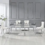 DT0310 Tempered Glass For Dining Table Top By Artisan Furniture - Image 2