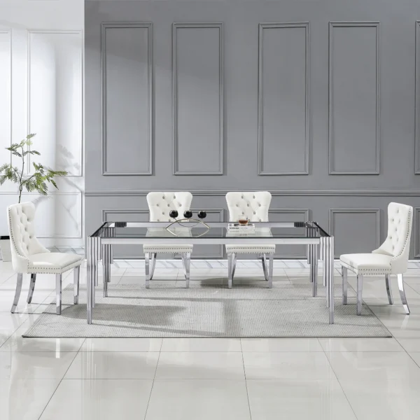 DT0310 Tempered Glass For Dining Table Top By Artisan Furniture - Image 2