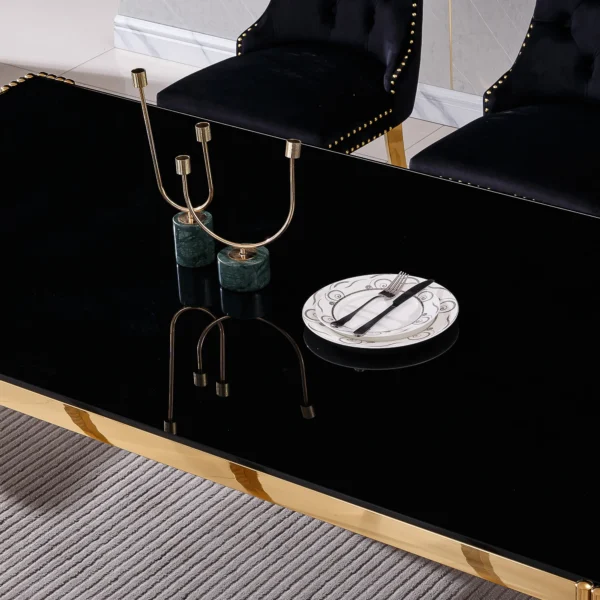 DT0310 Tempered Glass For Dining Table Top By Artisan Furniture - Image 4