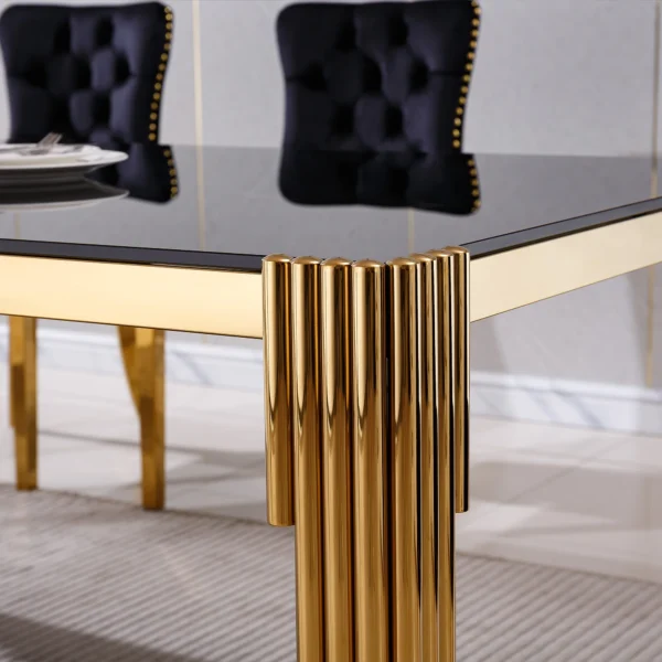 DT0310 Tempered Glass For Dining Table Top By Artisan Furniture - Image 10