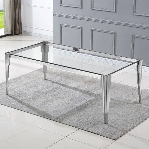 DT0310 Tempered Glass For Dining Table Top By Artisan Furniture - Image 20