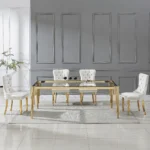 DT0310 Tempered Glass For Dining Table Top By Artisan Furniture - Image 22