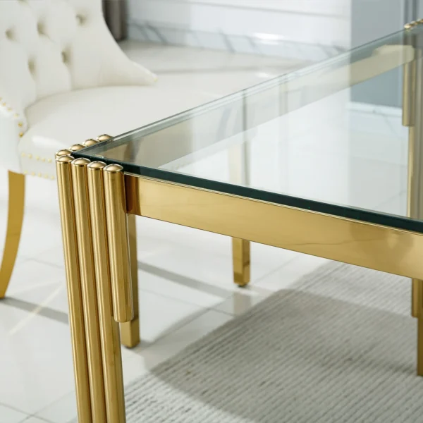 DT0310 Tempered Glass For Dining Table Top By Artisan Furniture - Image 29