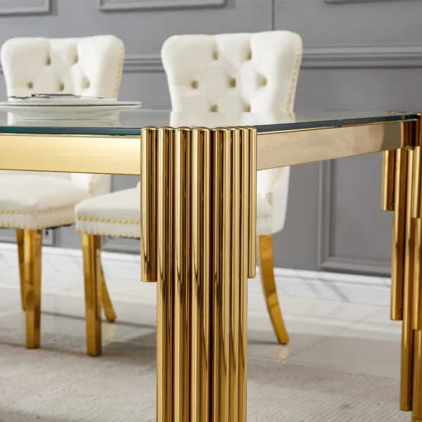 DT0311 Tempered Glass For Dining Table Top By Artisan Furniture - Image 11