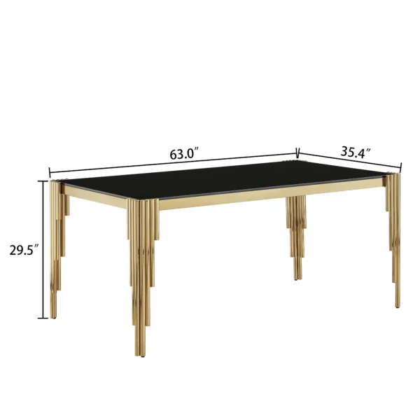 DT0311 Tempered Glass For Dining Table Top By Artisan Furniture - Image 14