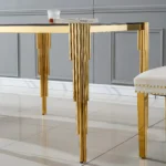 DT0312 Square Tempered Glass Dining Table By Artisan Furniture 40