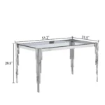 DT0313 Glass Tempered Dining Table By Artisan Furniture 24