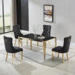 DT0313 Glass Tempered Dining Table By Artisan Furniture 42