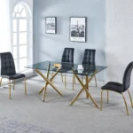 DT5016 Glass Top Table Dining Room by Artisan Furniture 11