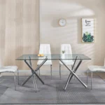 DT5016 Glass Top Table Dining Room by Artisan Furniture 16