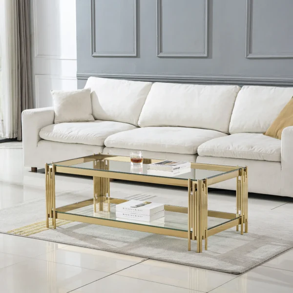 CT037-2 Coffee Table For a White Couch by Artisan Furniture - Image 4