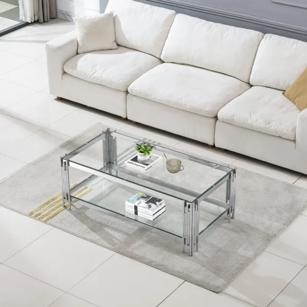 CT037-2 Coffee Table For a White Couch by Artisan Furniture - Image 9