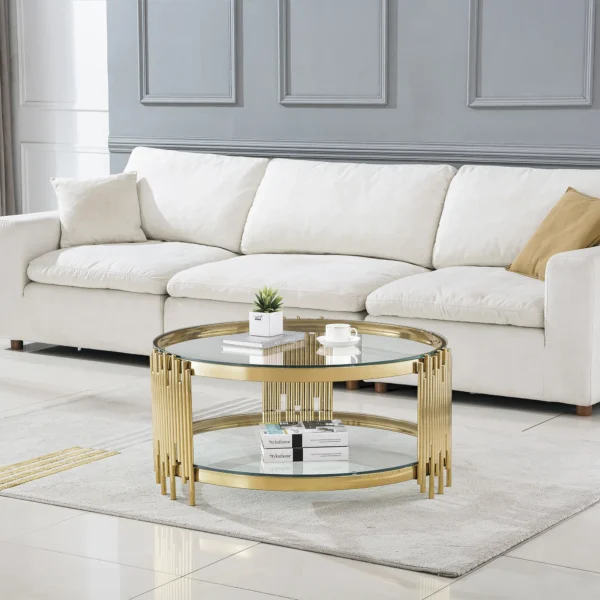 CT038 Round Coffee Table by Artisan Furniture - Image 2