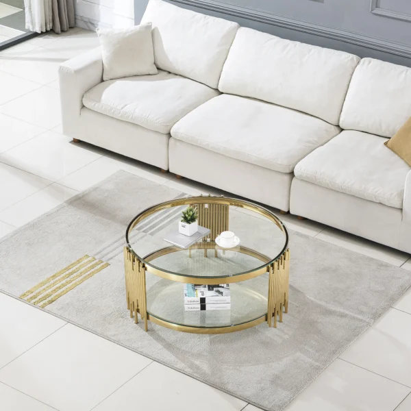 CT038 Round Coffee Table by Artisan Furniture - Image 3