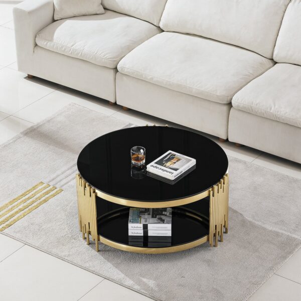 CT038 Round Coffee Table by Artisan Furniture - Image 4