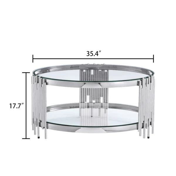 CT038 Round Coffee Table by Artisan Furniture - Image 6