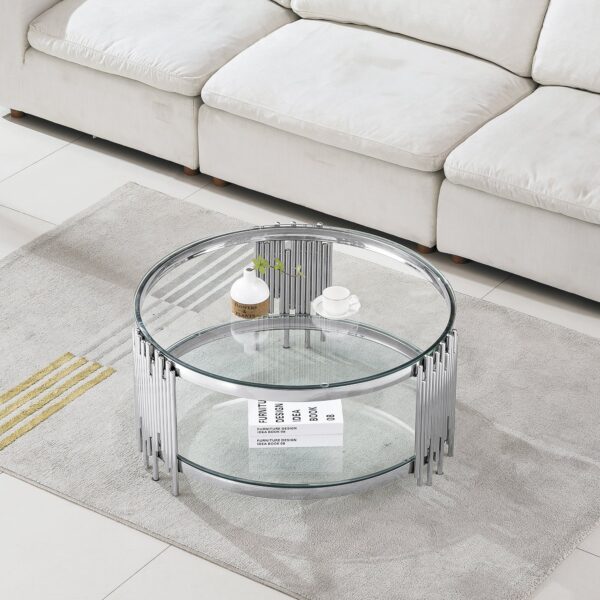 CT038 Round Coffee Table by Artisan Furniture - Image 9