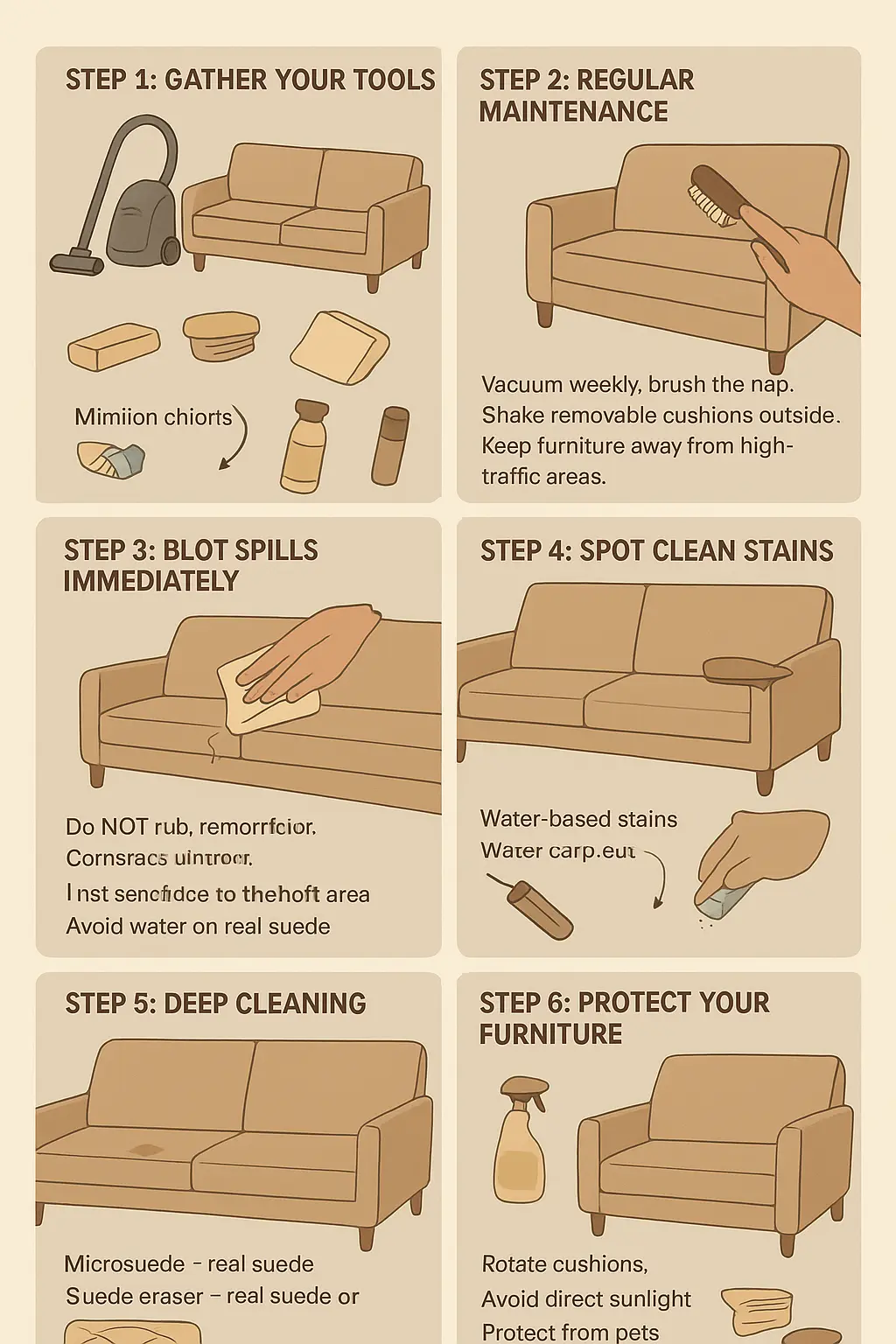 How To Clean Suede Living Room Furniture: Tips &Amp; Best Practices | Mobilia Cleopatra How to Clean Suede Living Room Furniture